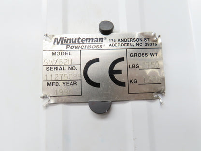 PowerBoss Minuteman SW/62U Rear Steer Tire Solid Rubber 16X5X10.5 & 5 Lug Rim