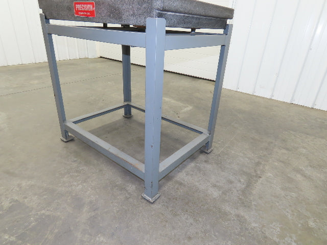 Precision Granite Surface Inspection Plate 36x24x4" Grade A Toolroom Step Black