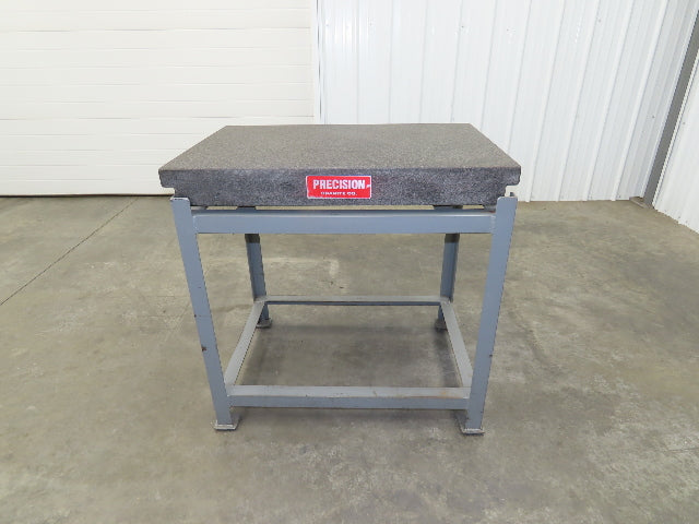Precision Granite Surface Inspection Plate 36x24x4" Grade A Toolroom Step Black
