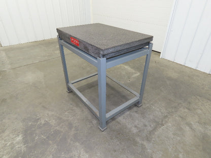 Precision Granite Surface Inspection Plate 36x24x4" Grade A Toolroom Step Black
