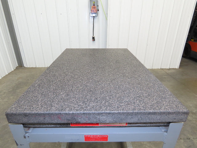 Precision Granite Surface Inspection Plate 36x24x4" Grade A Toolroom Step Black