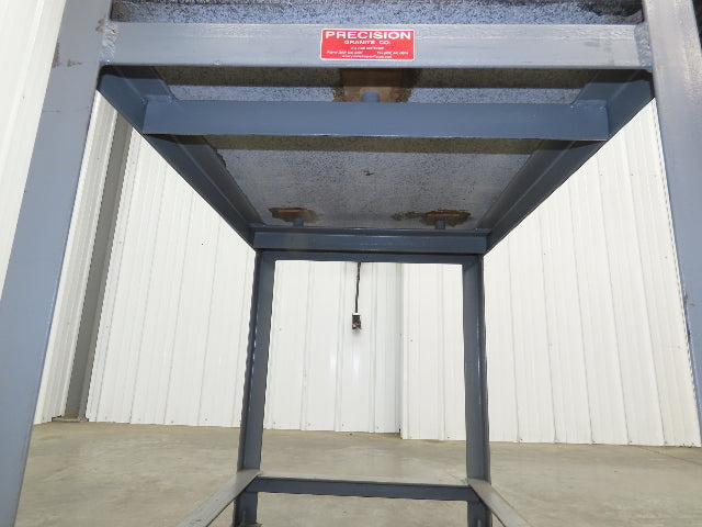 Precision Granite Surface Inspection Plate 36x24x4" Grade A Toolroom Step Black