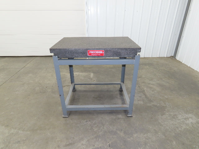 Precision Granite Surface Inspection Plate 36x24x4" Grade A Toolroom Step Black