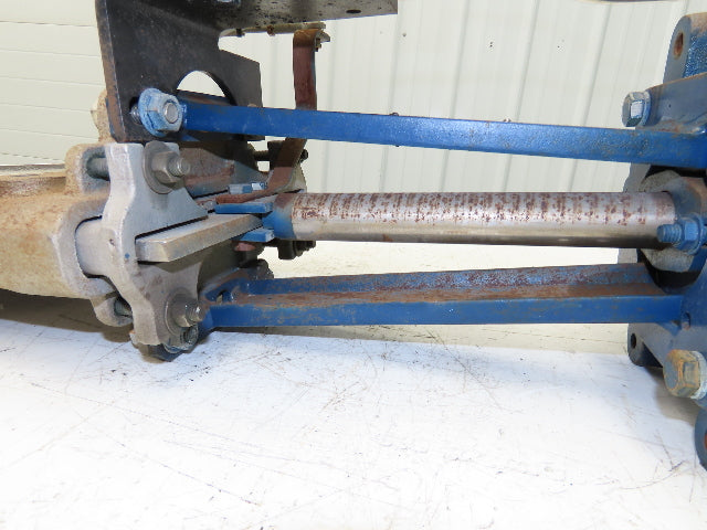 DeZurik KBD 8" 304 Stainless Lug Knife Gate Valve Pneumatic Cylinder Actuator