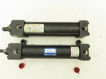 Ortman 1.500x6.000 Pneumatic Air Cylinder 1-1/2"Bore 6" Stroke  Lot of 2