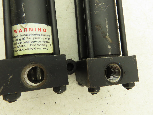 Ortman 1.500x6.000 Pneumatic Air Cylinder 1-1/2"Bore 6" Stroke  Lot of 2