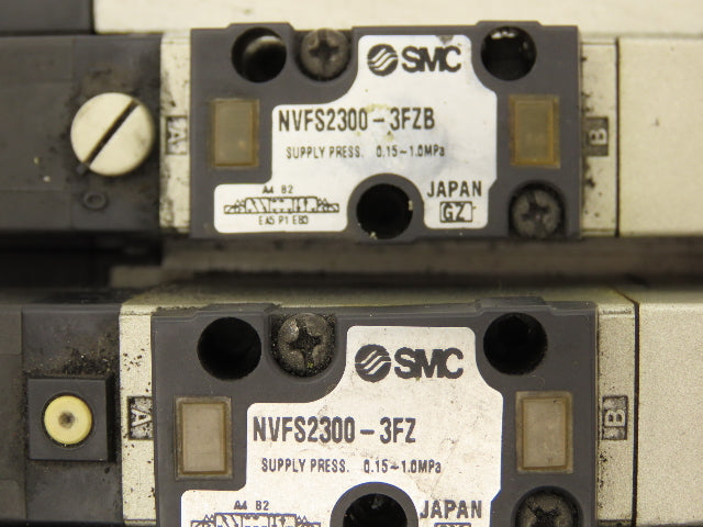 SMC NVV5FS2-01T-071-02T  7-Station Pneumatic Solenoid Valve Manifold Assembly