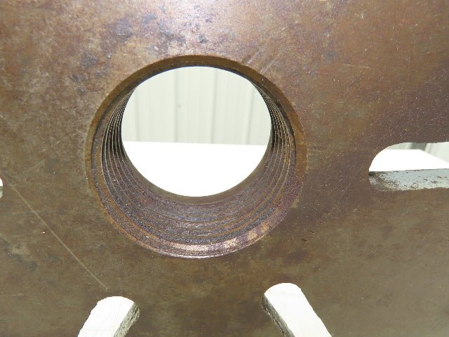 Slotted Lathe Drive Face Plate Cast Iron 	2-3/4-5 Direct Screw 16" OD 6 Slot
