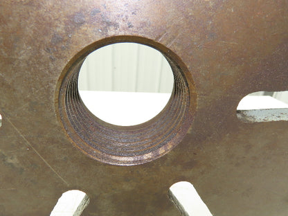 Slotted Lathe Drive Face Plate Cast Iron 	2-3/4-5 Direct Screw 16" OD 6 Slot