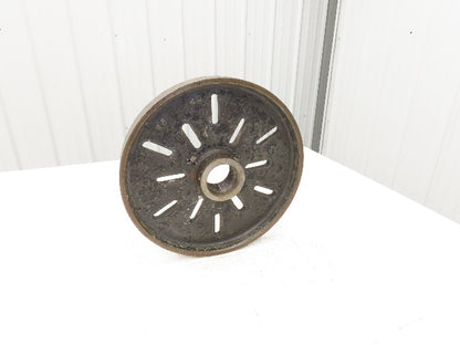 Slotted Lathe Drive Face Plate Cast Iron 	2-1/4-8 Direct Screw 13-3/4"OD 12 Slot
