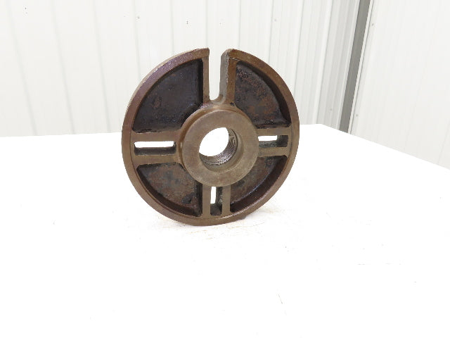 Slotted Lathe Dog Drive Face Plate Cast Iron 	2-1/4-6 Direct Screw 10"OD