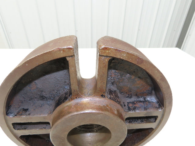 Slotted Lathe Dog Drive Face Plate Cast Iron 	2-1/4-6 Direct Screw 10"OD
