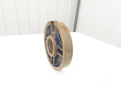 Slotted Lathe Dog Drive Face Plate Cast Iron 	2-3/4-5 Direct Screw 9"OD