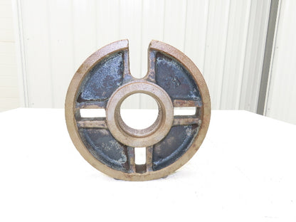 Slotted Lathe Dog Drive Face Plate Cast Iron 	2-3/4-5 Direct Screw 9"OD