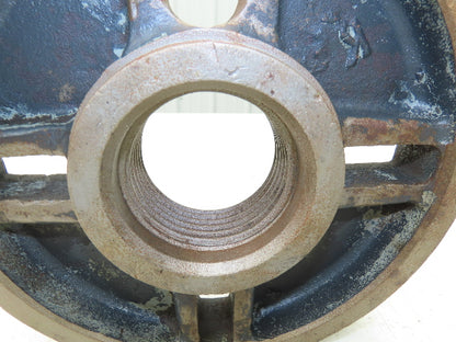 Slotted Lathe Dog Drive Face Plate Cast Iron 	2-3/4-5 Direct Screw 9"OD