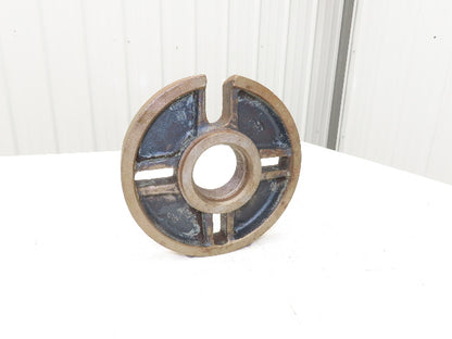 Slotted Lathe Dog Drive Face Plate Cast Iron 	2-3/4-5 Direct Screw 9"OD
