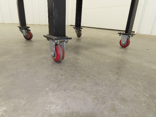 Starrett Crystal Pink Grade B Toolroom Granite Surface Plate 24x24x4" Cart Stand