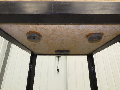 Starrett Crystal Pink Grade B Toolroom Granite Surface Plate 24x24x4" Cart Stand