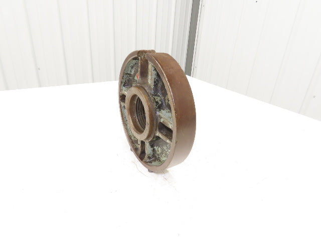 Slotted Lathe Dog Drive Face Plate Cast Iron 	2-3/4-5 Direct Screw 9"OD