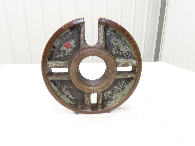 Slotted Lathe Dog Drive Face Plate Cast Iron 	2-3/4-5 Direct Screw 9"OD