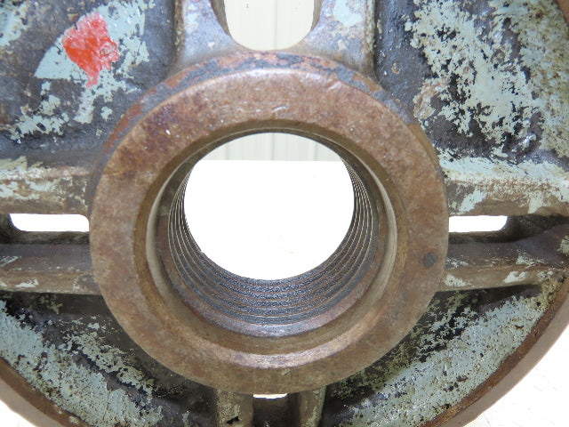 Slotted Lathe Dog Drive Face Plate Cast Iron 	2-3/4-5 Direct Screw 9"OD
