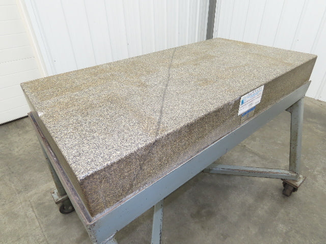 Rock of Ages Granite Surface Inspection Plate 48 x 24 x 8" Grade B Inspection