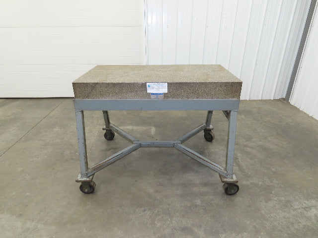 Rock of Ages Granite Surface Inspection Plate 48 x 24 x 8" Grade B Inspection