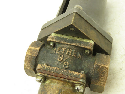 Metrex 840P37SE Bronze Water Regulating Valve 3/8"NPT 2-Way 2.3Cv R410A