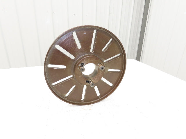 Slotted Lathe Drive Face Plate Cast Iron 	2-1/4 ID 12-1/2" OD 12 Slot