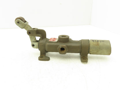 Schrader Bellows M09524603 Pneumatic Manual Air Valve Roller Lever Spring Return