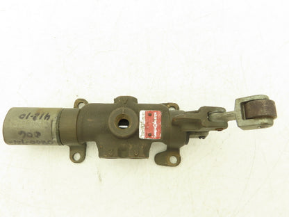 Schrader Bellows M09524603 Pneumatic Manual Air Valve Roller Lever Spring Return