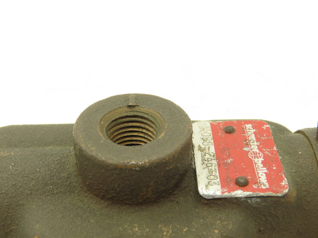 Schrader Bellows M09524603 Pneumatic Manual Air Valve Roller Lever Spring Return