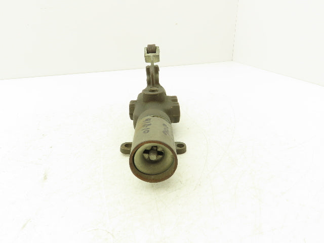 Schrader Bellows M09524603 Pneumatic Manual Air Valve Roller Lever Spring Return