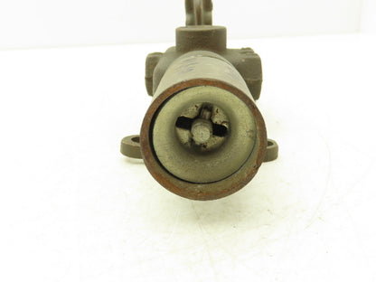 Schrader Bellows M09524603 Pneumatic Manual Air Valve Roller Lever Spring Return