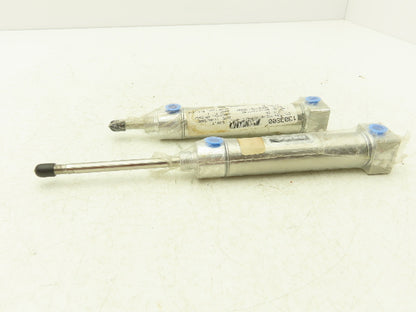 Parker 01.06 BRDSR Pneumatic Air Cylinder 1" Bore 3" Stroke 250psi  Lot of 2