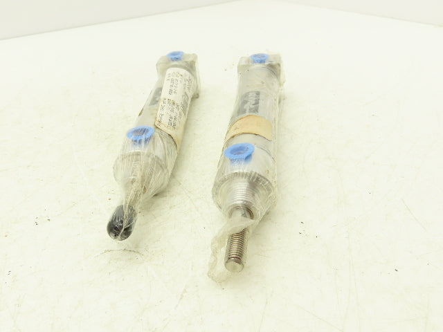 Parker 01.06 BRDSR Pneumatic Air Cylinder 1" Bore 3" Stroke 250psi  Lot of 2