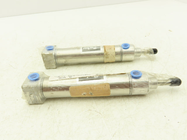 Parker 01.06 BRDSR Pneumatic Air Cylinder 1" Bore 3" Stroke 250psi  Lot of 2