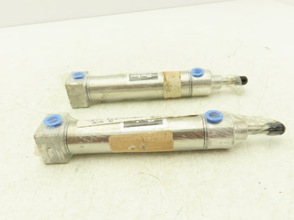 Parker 01.06 BRDSR Pneumatic Air Cylinder 1" Bore 3" Stroke 250psi  Lot of 2