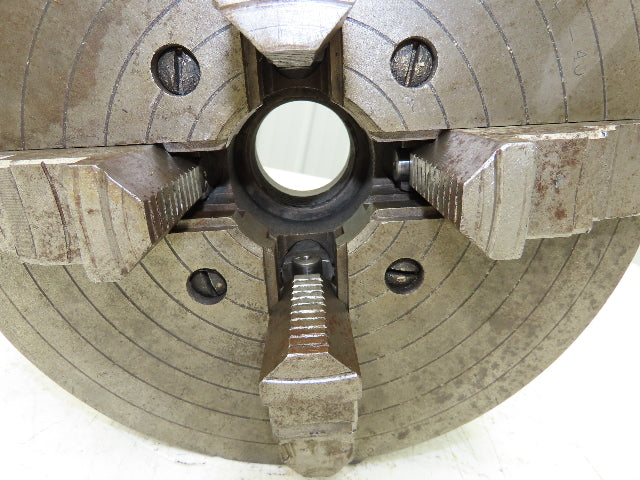 TR Almond MFG Model-40 4-Jaw Adjustable Independent Metal Lathe Chuck 10" OD