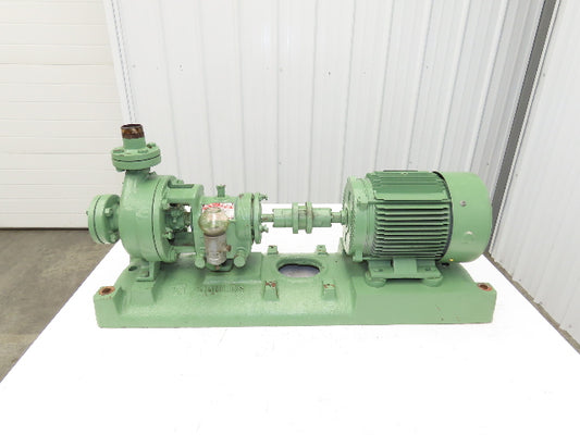 Goulds 3196 Stainless Centrifugal Pump 1"x 1-1/2" Flanged 4.5" Impeller 5Hp