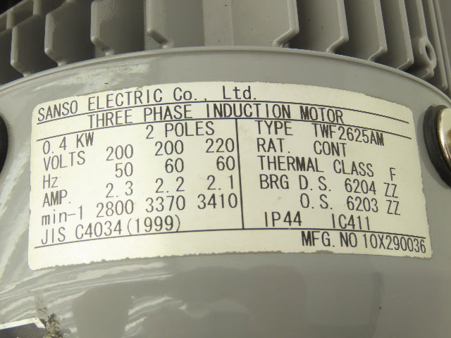 Tayio 2CJST-FM Centrifugal Pump Head 25m 10L/Min .4KW 3Ph 220V 15x15mm Bore