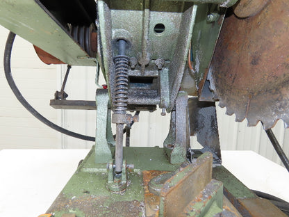 Cut Off Abrasive Metal Saw 18" Blade 2485RPM Cast Iron Base 7.5Hp 230/480V Chop