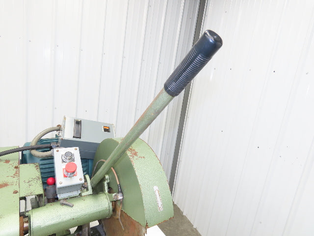 Cut Off Abrasive Metal Saw 18" Blade 2485RPM Cast Iron Base 7.5Hp 230/480V Chop