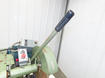 Cut Off Abrasive Metal Saw 18" Blade 2485RPM Cast Iron Base 7.5Hp 230/480V Chop