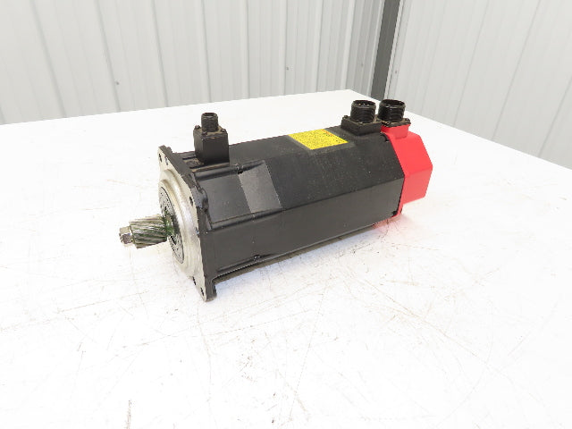 Fanuc A06B-0128-B175-R AC Servo Motor 114V 3PH 3000 RPM -Encoder A860-0360-V501
