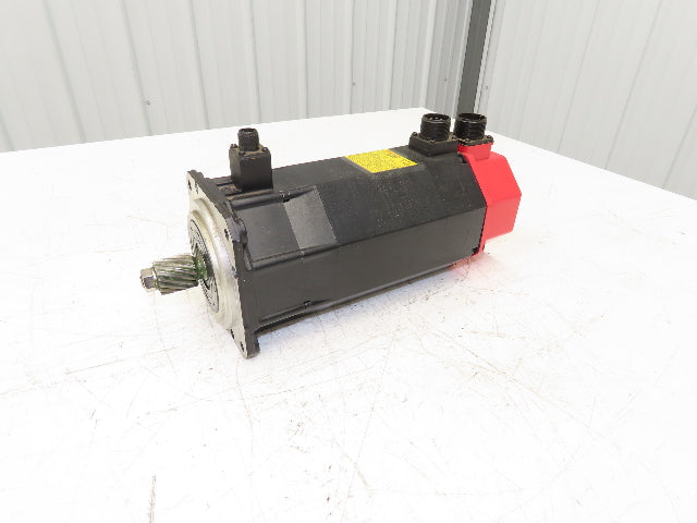 Fanuc A06B-0128-B175-R AC Servo Motor 114V 3PH 3000 RPM -Encoder A860-0360-V501
