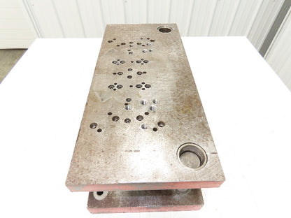 Punch Press 2 Back Post Die Holder Shoe Set 10-3/4x24" Rectangle 1" Stroke