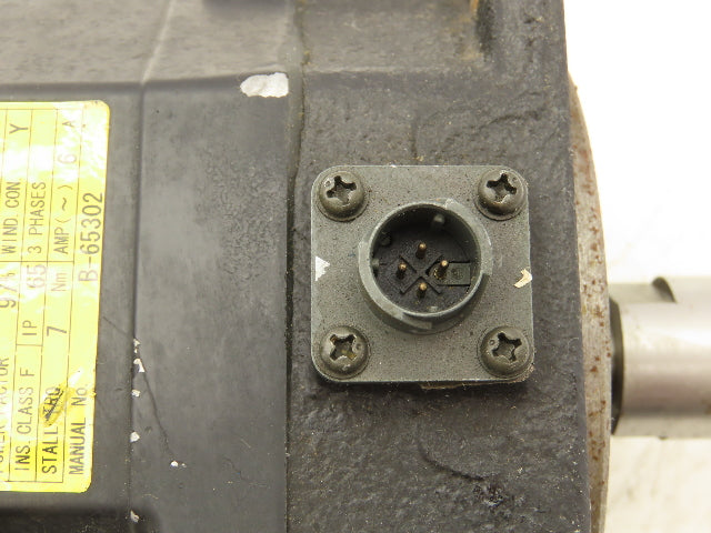 Fanuc A06B-0075-B303 AC Servo Motor 1.2kw 153V 2000rpm Encoder A860-2020-T301