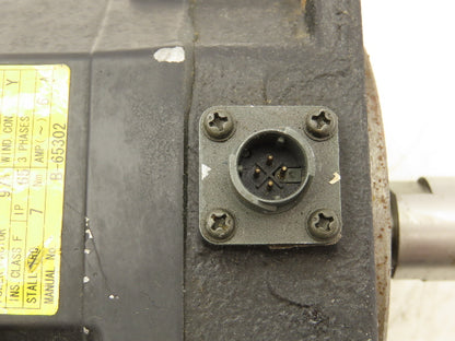 Fanuc A06B-0075-B303 AC Servo Motor 1.2kw 153V 2000rpm Encoder A860-2020-T301
