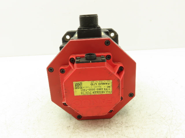 Fanuc A06B-0075-B303 AC Servo Motor 1.2kw 153V 2000rpm Encoder A860-2020-T301
